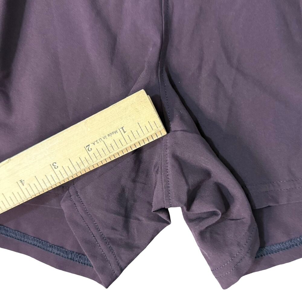 Z by Zella Eggplant Dark Purple Take A Hike Workout Shorts size XL NEW Tags - Picture 6 of 13